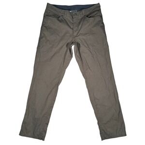 ExOfficio Insect Shield Pants Mens 34x32 Brown Hiking Outdoor Lightweight